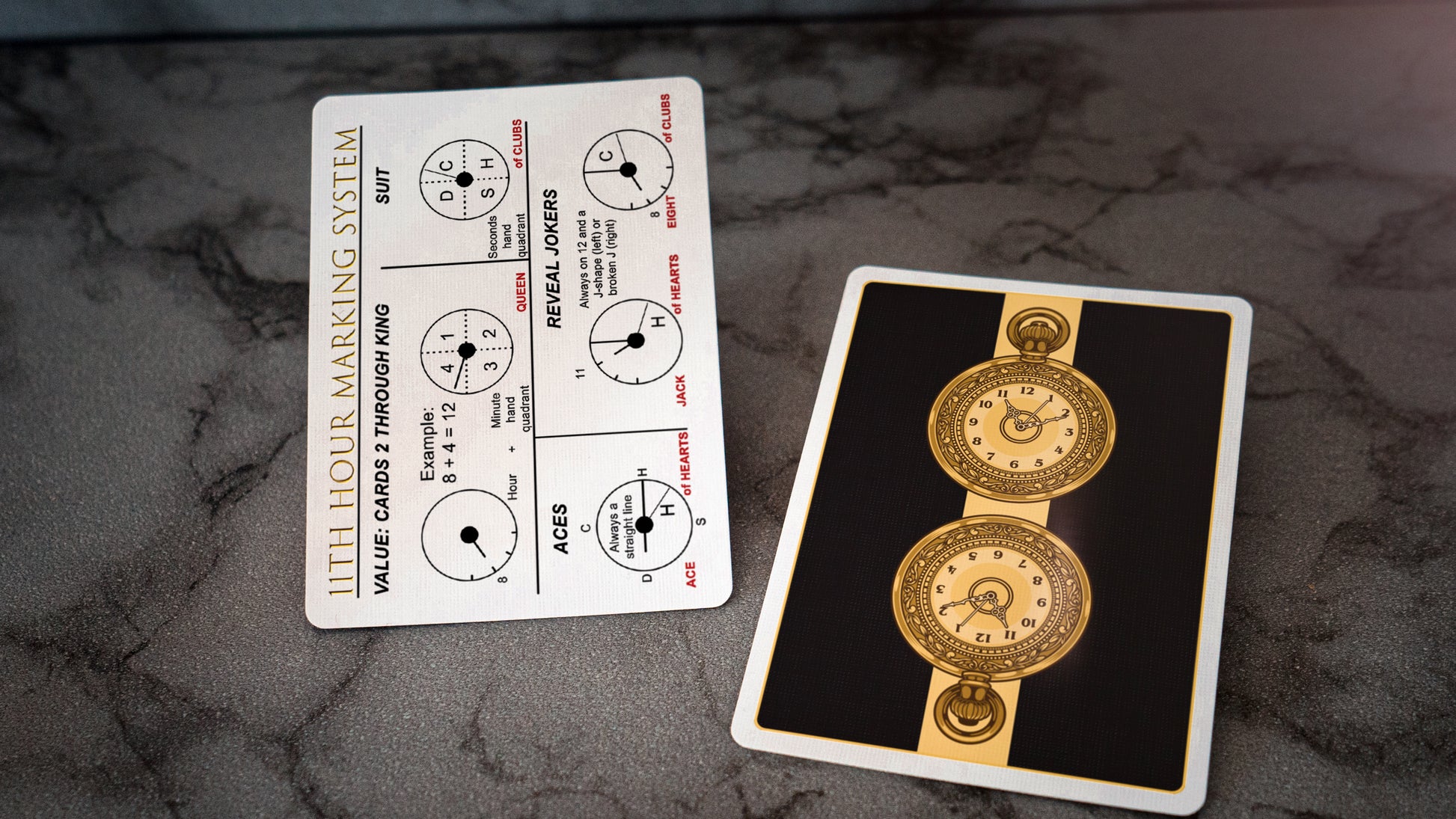 11th Hour Gold Playing Cards (Marked)