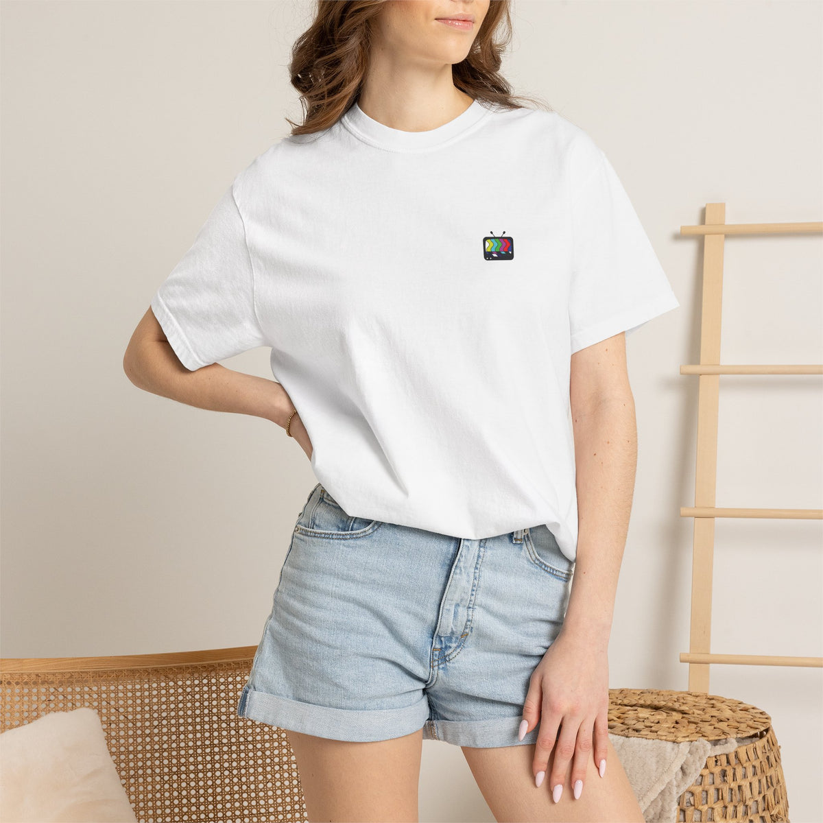 Please Stand By T-Shirt — Retro Test Pattern Graphic Tee