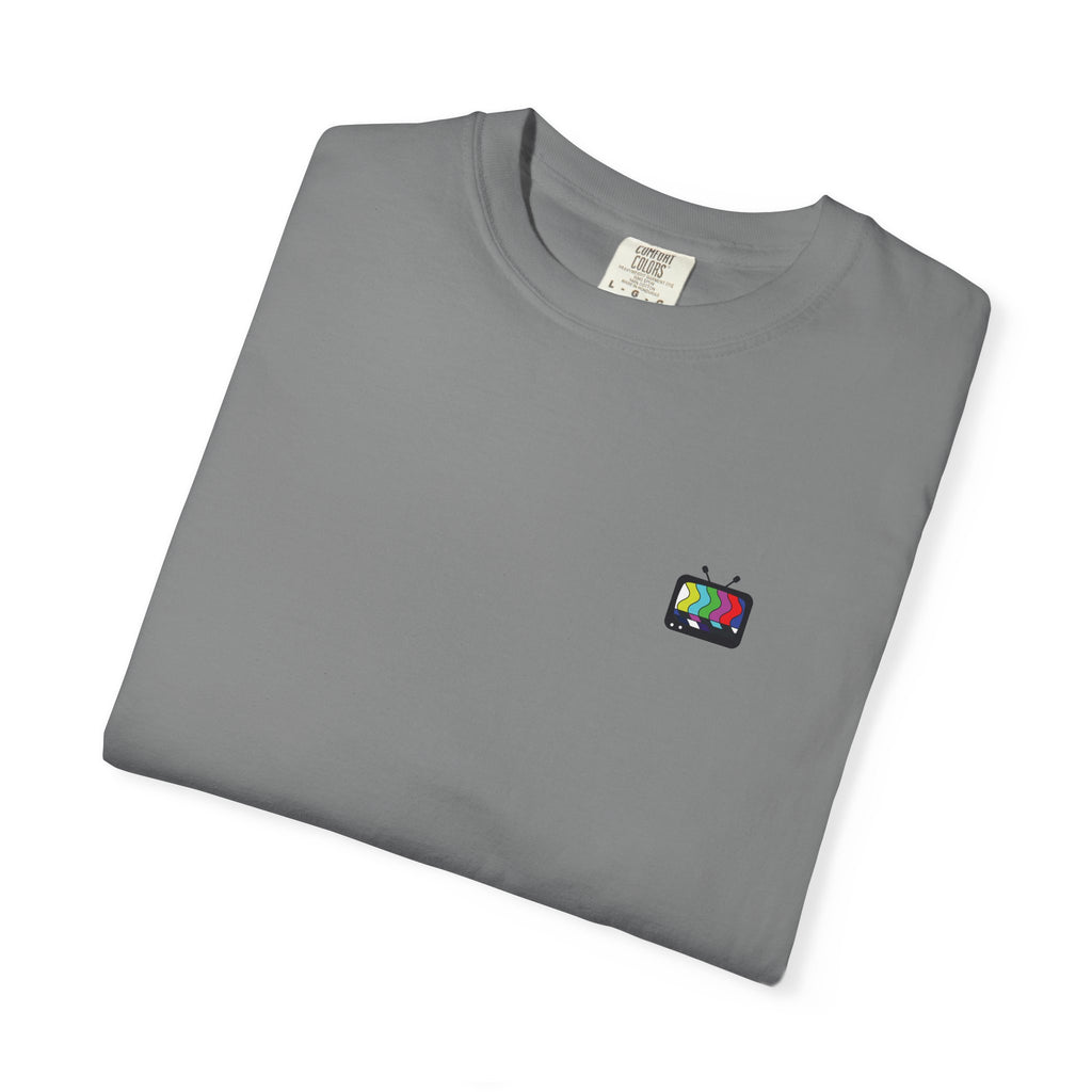 Please Stand By T-Shirt — Retro Test Pattern Graphic Tee