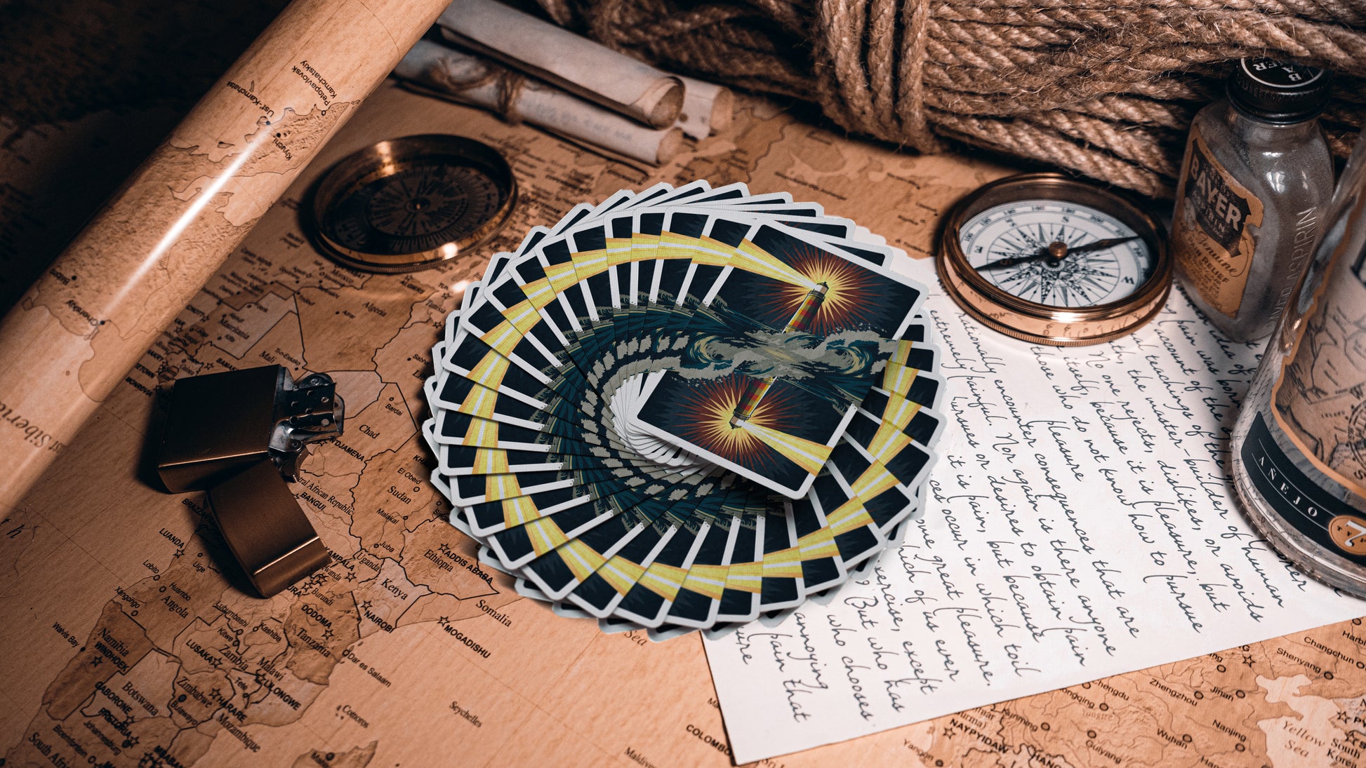 Lighthouse Beacon Playing Cards