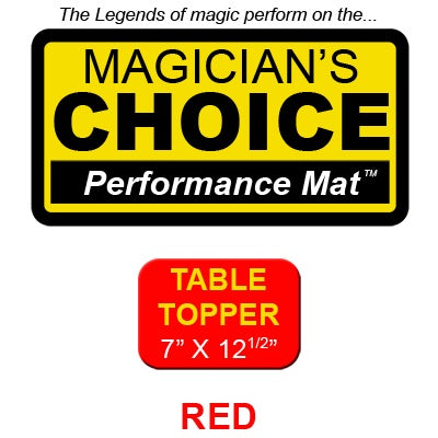 Performance Mat Table Topper, Red 7x12.5 inch