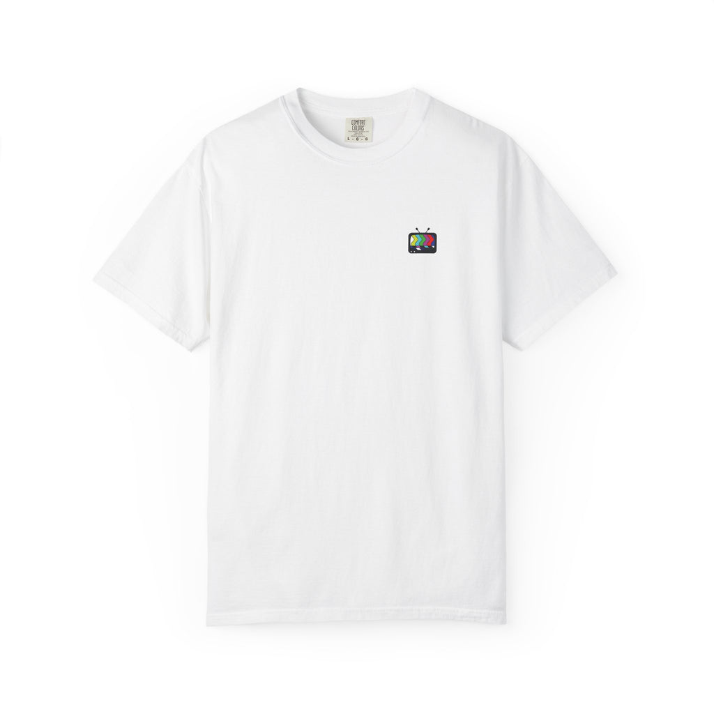 Please Stand By T-Shirt — Retro Test Pattern Graphic Tee