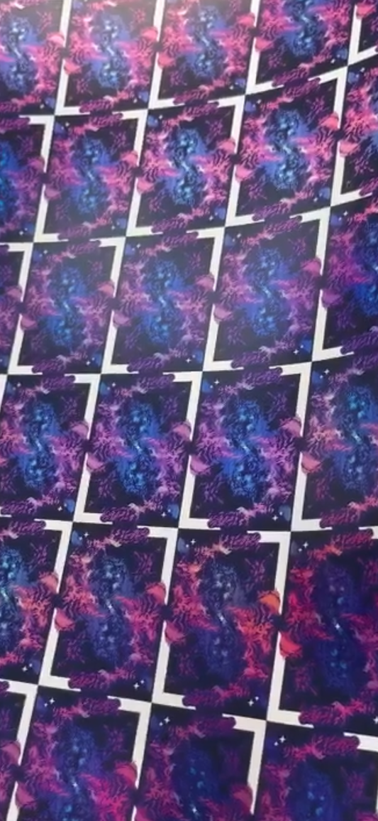 Holographic Nebula Uncut Sheet-U.S. ONLY