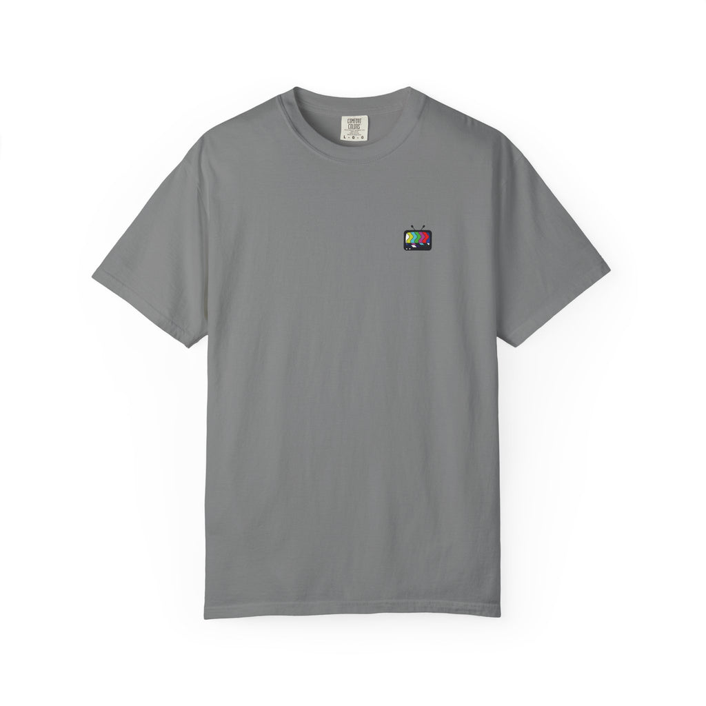 Please Stand By T-Shirt — Retro Test Pattern Graphic Tee