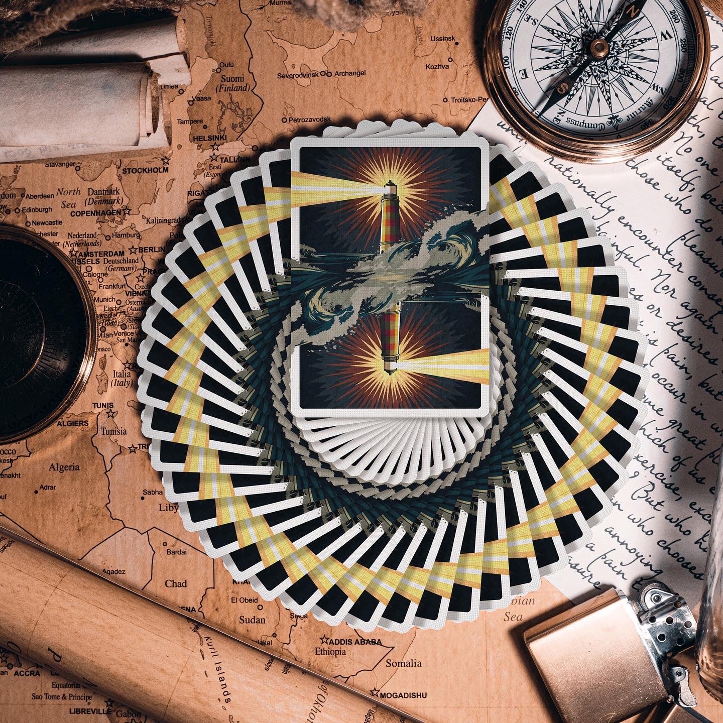 Lighthouse Beacon Playing Cards