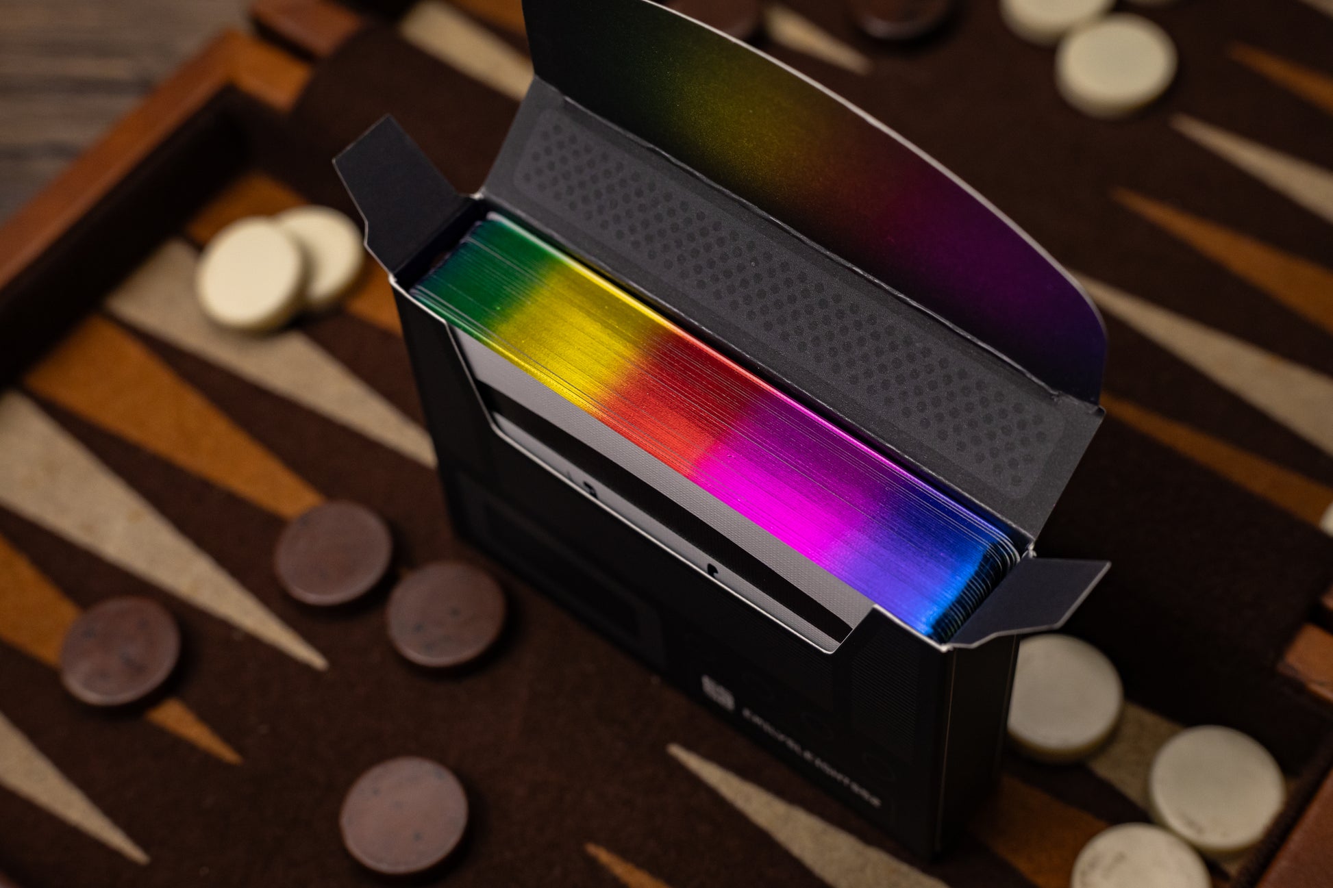 Fourth Wall Rainbow Gilded Playing Cards
