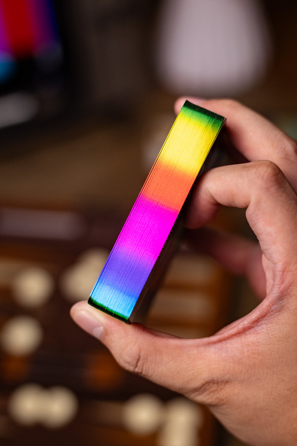 Fourth Wall Rainbow Gilded Playing Cards