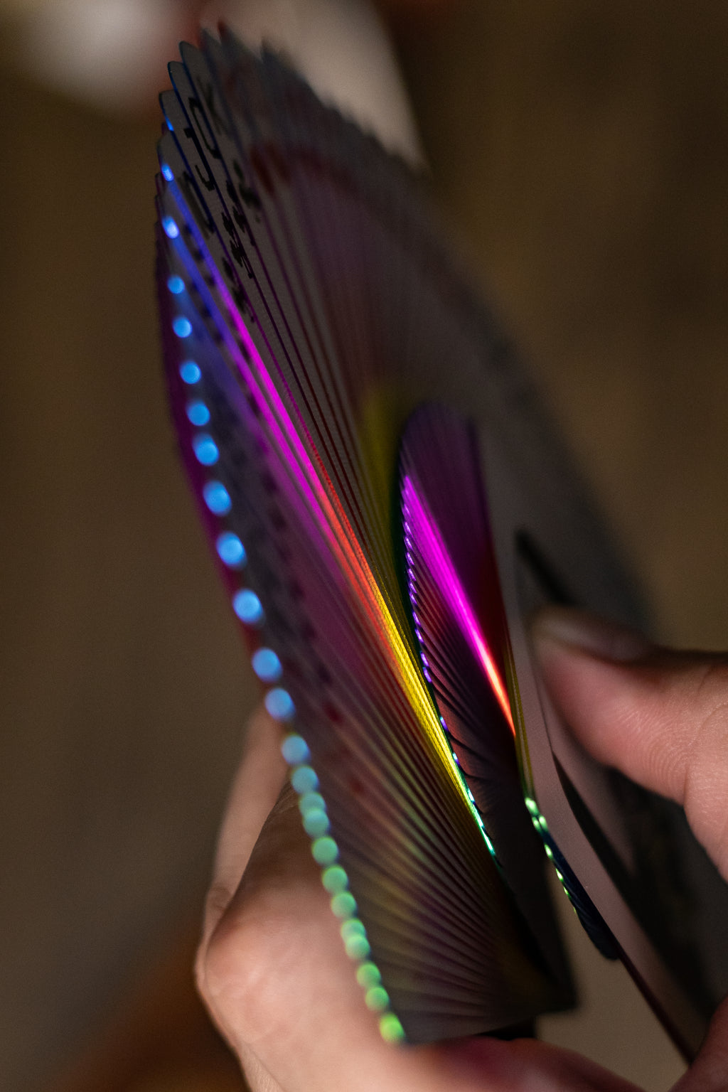 Fourth Wall Rainbow Gilded Playing Cards