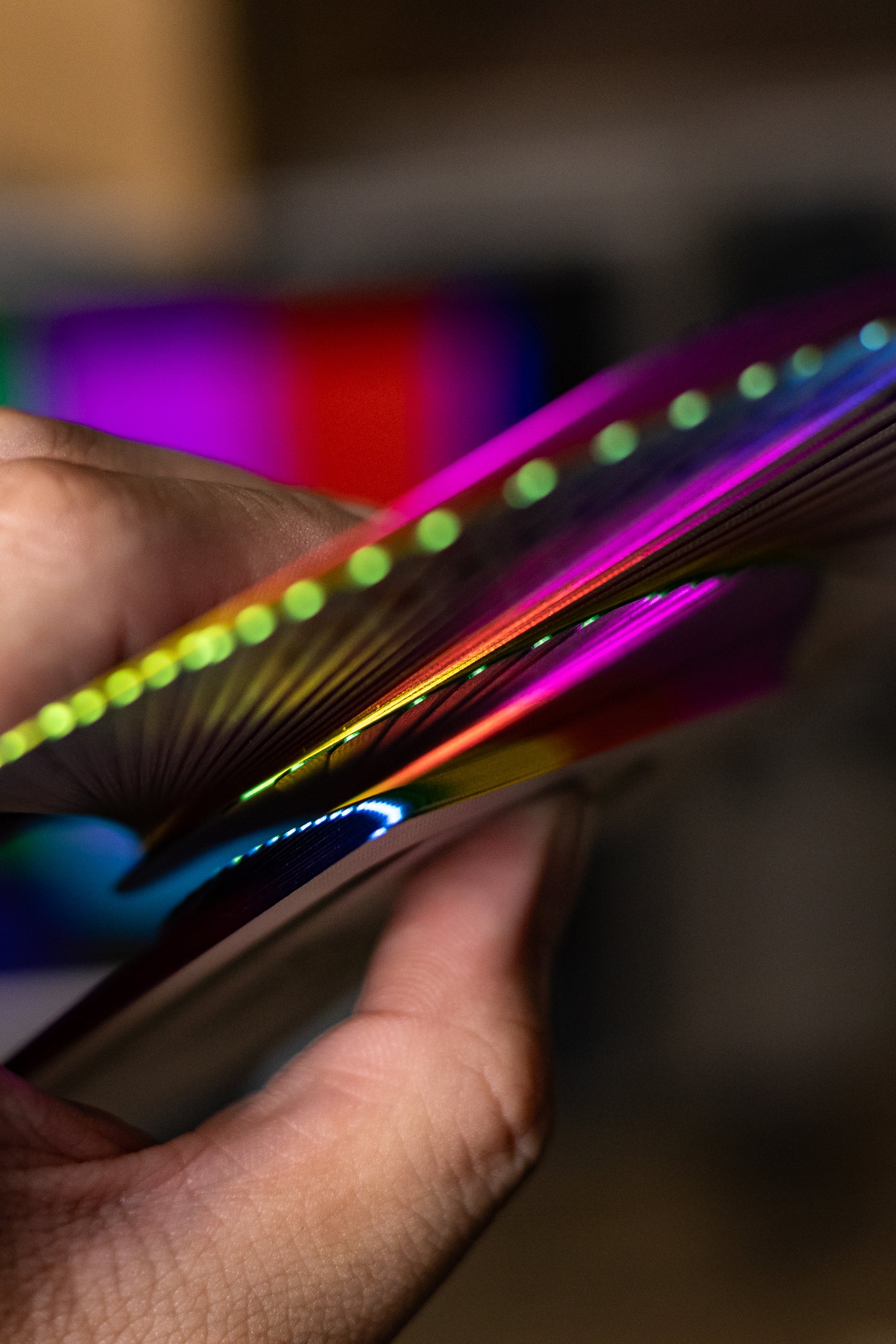 Fourth Wall Rainbow Gilded Playing Cards