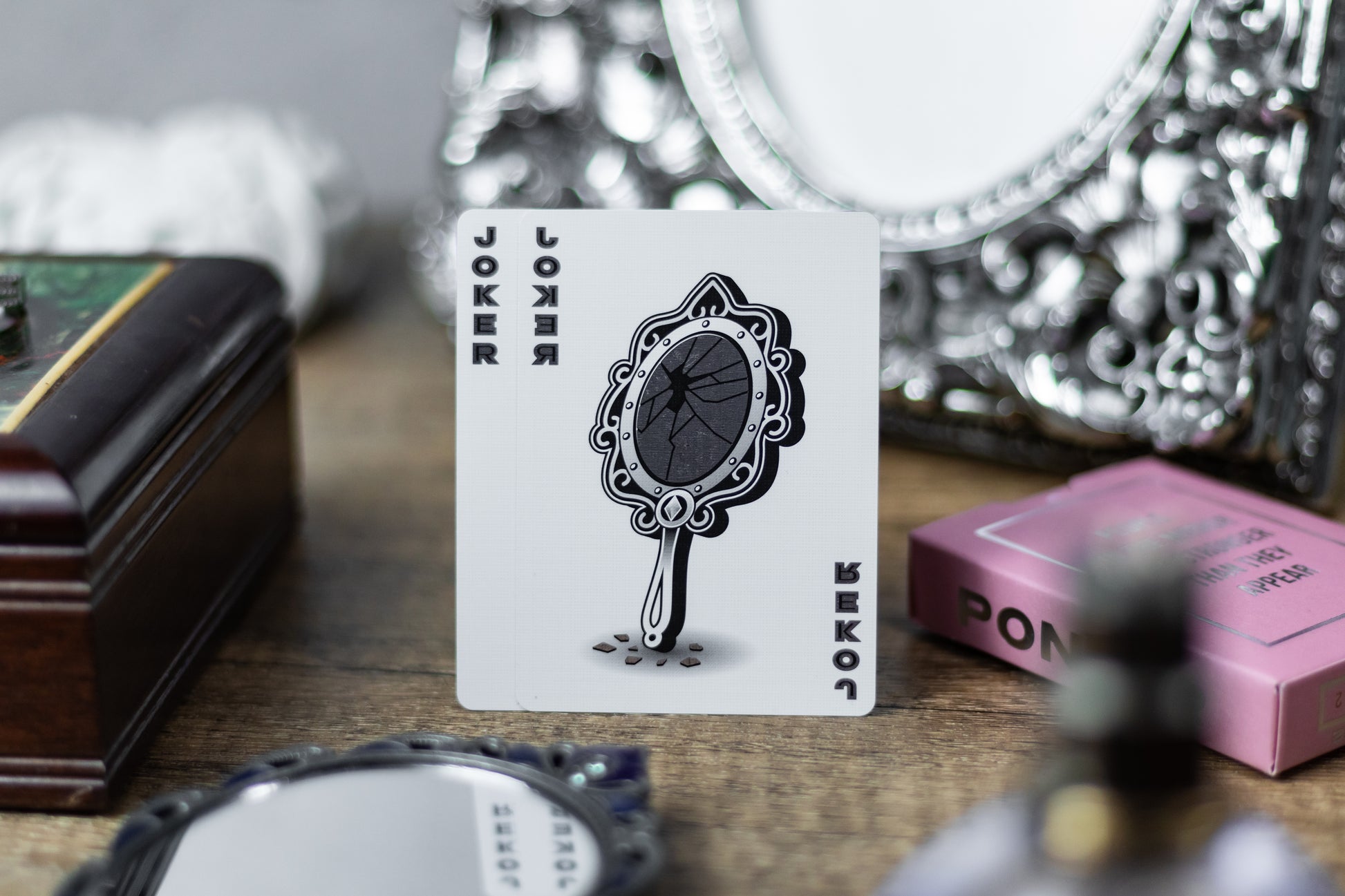 Reflections Ponder Playing Cards (Misprint Tuck) -Marked- (Standard/Gilded)