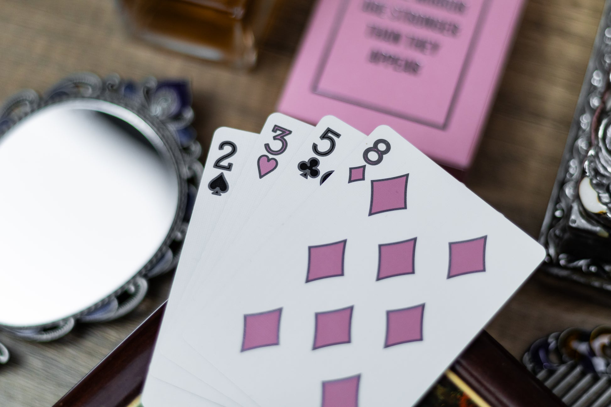 Reflections Ponder Playing Cards (Misprint Tuck) -Marked- (Standard/Gilded)