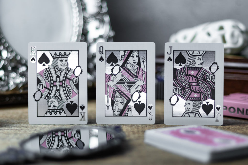 Reflections Ponder Playing Cards (Misprint Tuck) -Marked- (Standard/Gilded)