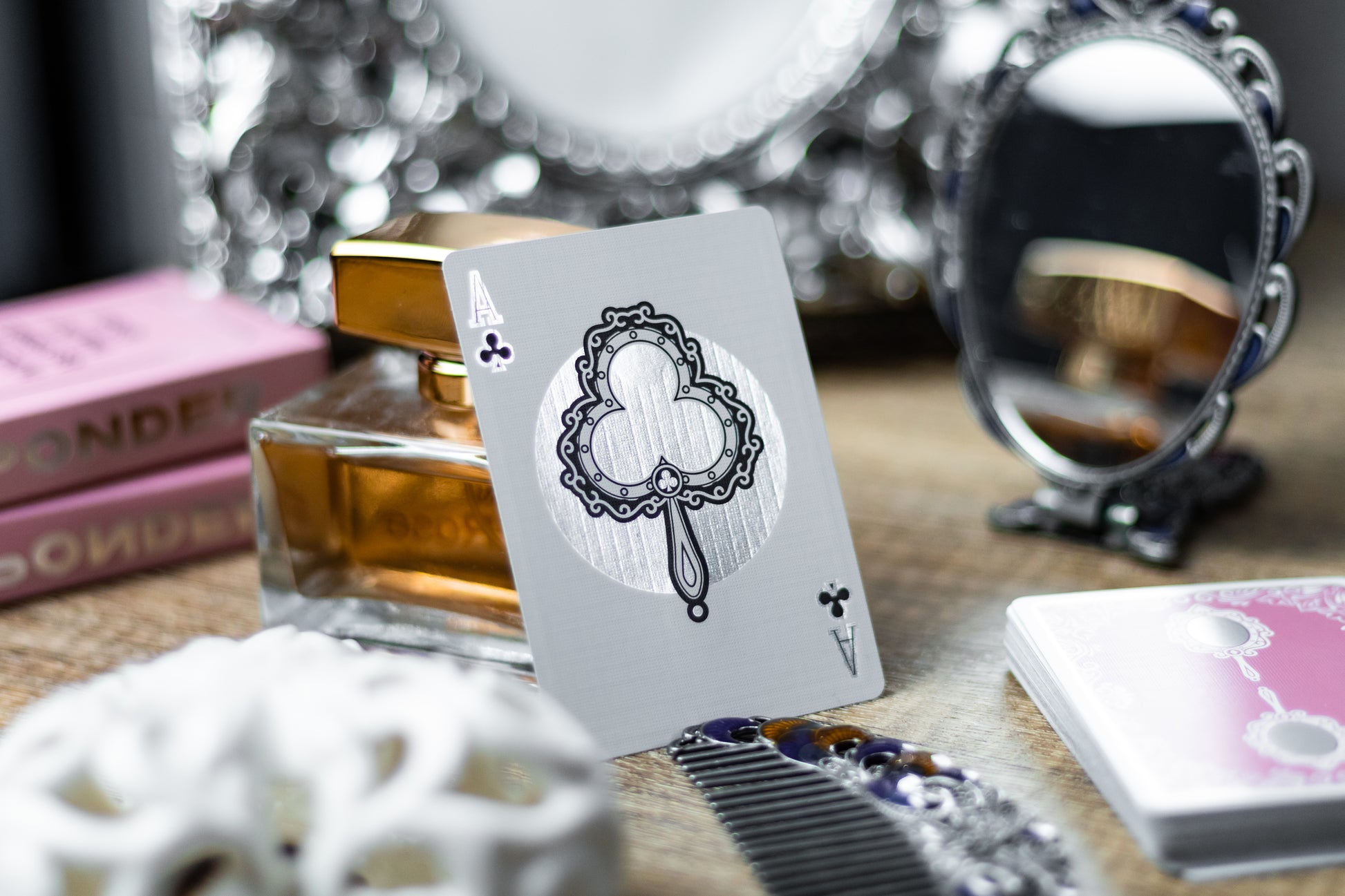 Reflections Ponder Playing Cards (Misprint Tuck) -Marked- (Standard/Gilded)