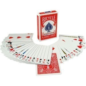 Invisible Deck Bicycle - Red