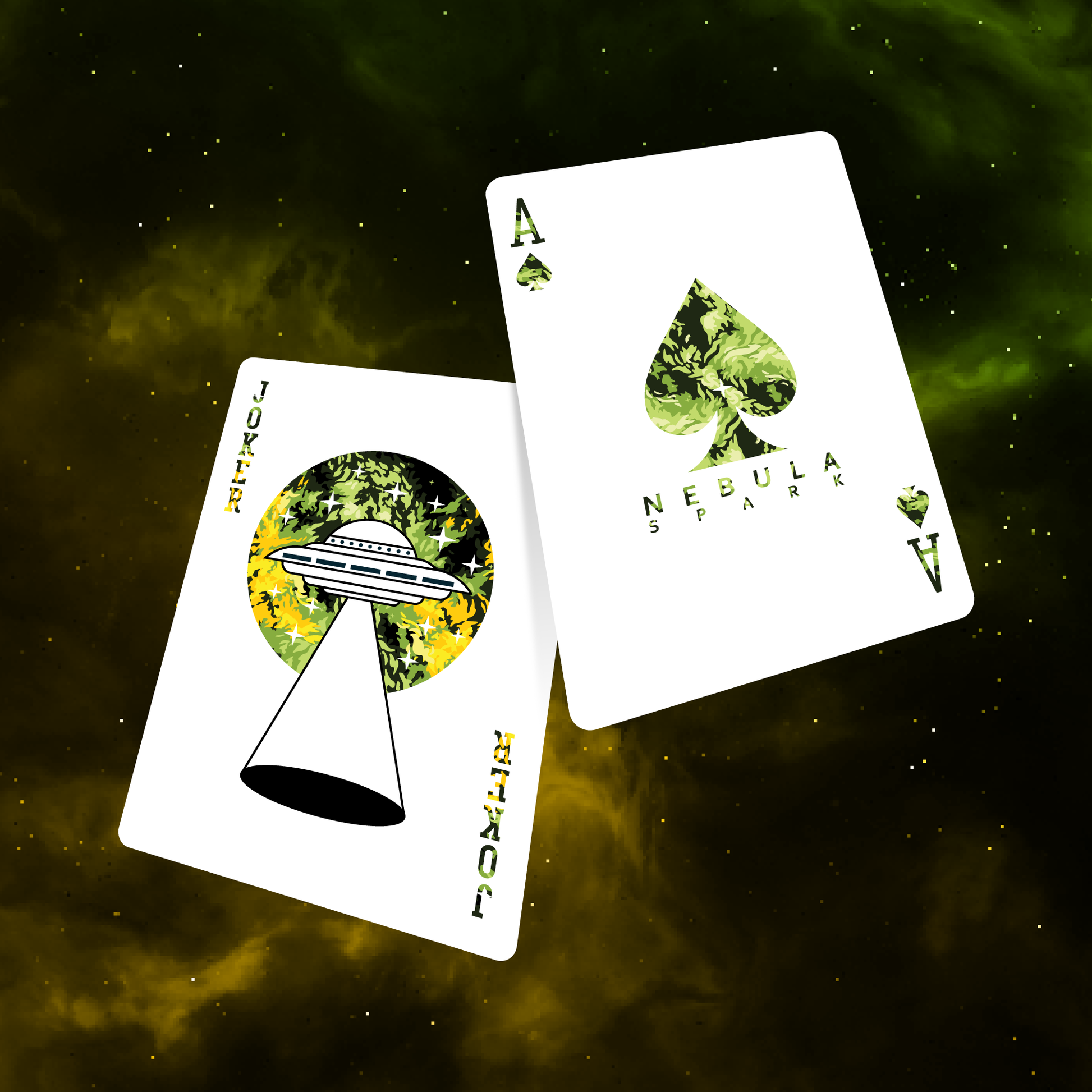 Nebula Spark Playing Cards (Standard & Gilded)