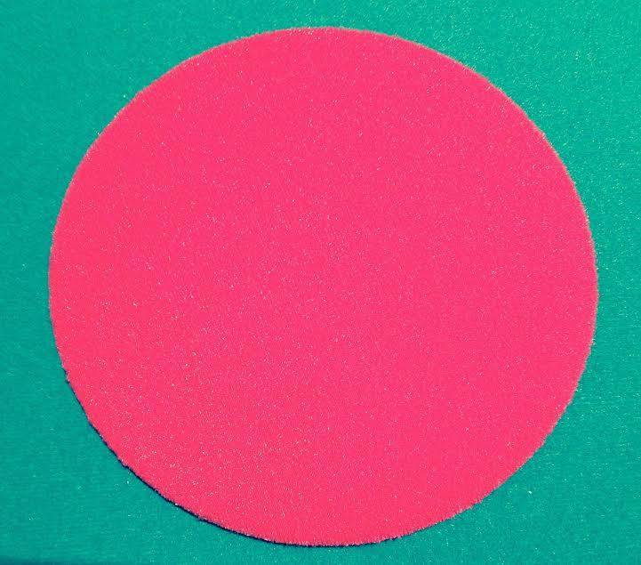 Performance Mat Circle Close-Up Mat, Red 4.5 inch