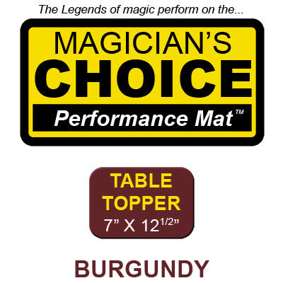 Performance Mat Table Topper, Burgundy