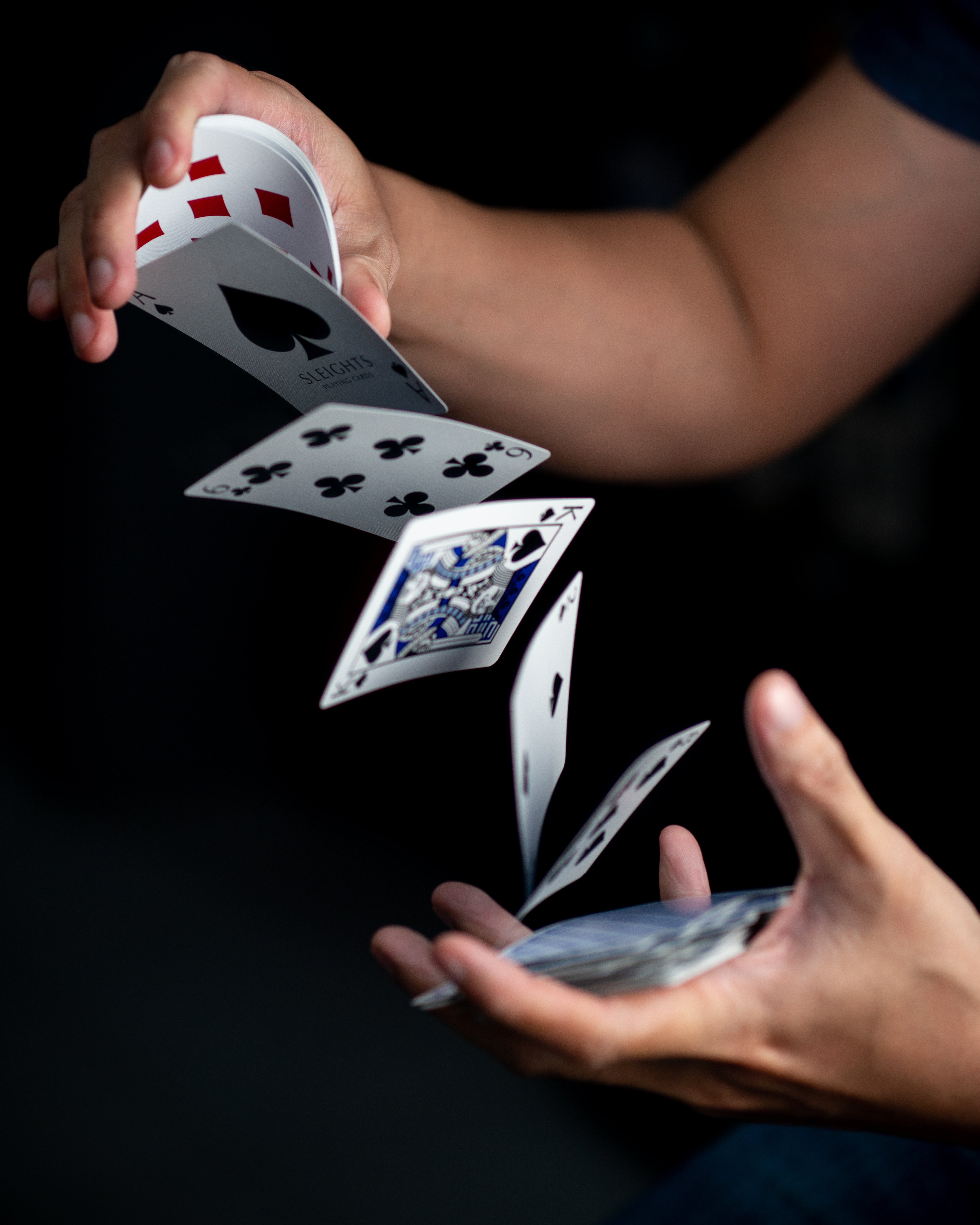 Sleights Playing Cards (Standard/Blue Gilded/Holographic
