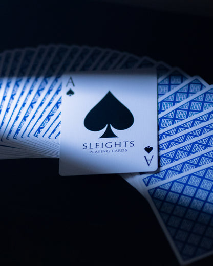 Sleights Playing Cards (Standard/Blue Gilded/Holographic Gilded)